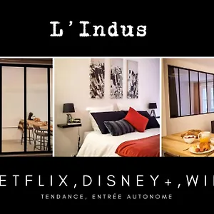 L'indus 3 Etoiles Wifi, Netflix, Disney, Coeur De Bastide Appartement Villefranche-de-Rouergue